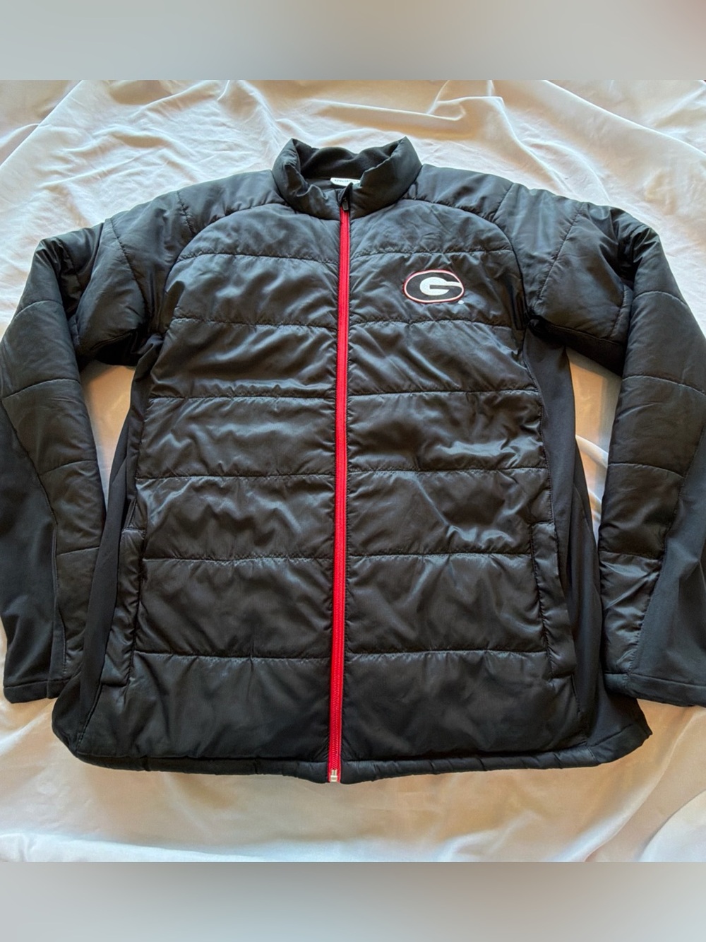Campus Specialties Georgia Bulldogs Puffer Jacket Black Full Zip Mens XXL